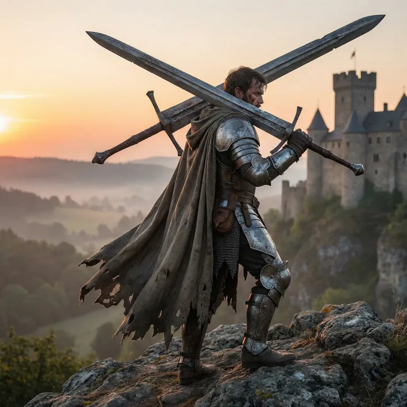 Knight with a Huge Sword | Epic Battle Gear