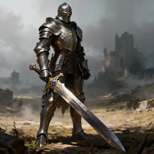 Knight with a Huge Sword | Epic Battle Gear
