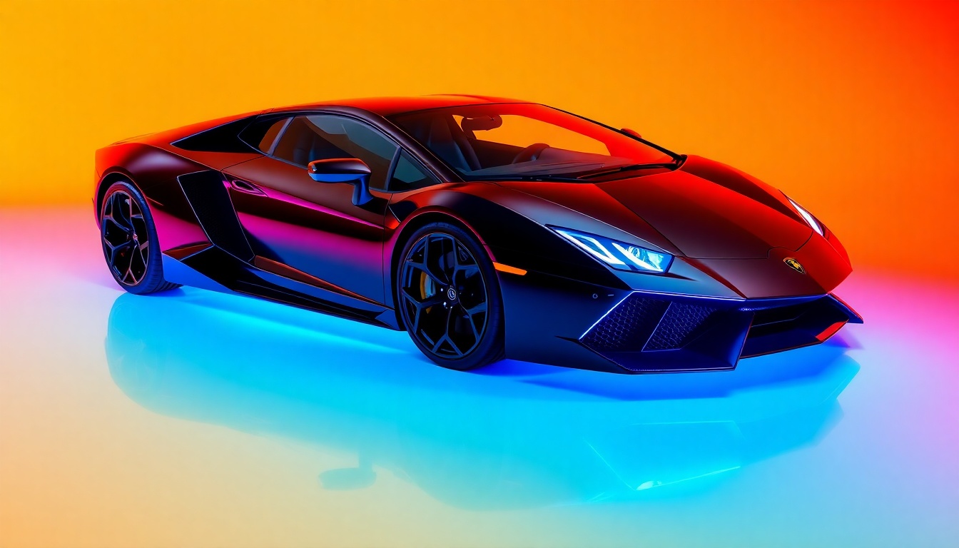 The Lamborghini Aventador: A Velocity of Vivid Hues