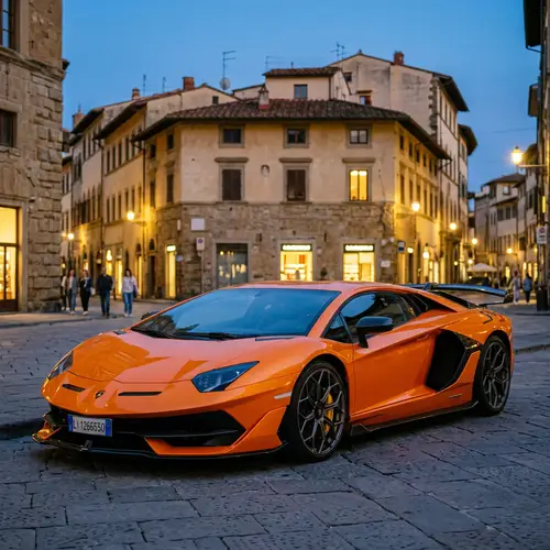 Sleek & Modern Lamborghini Cars in Vivid Colors