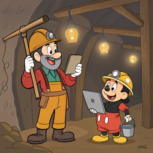 Disney Style Miners: A Whimsical Twist