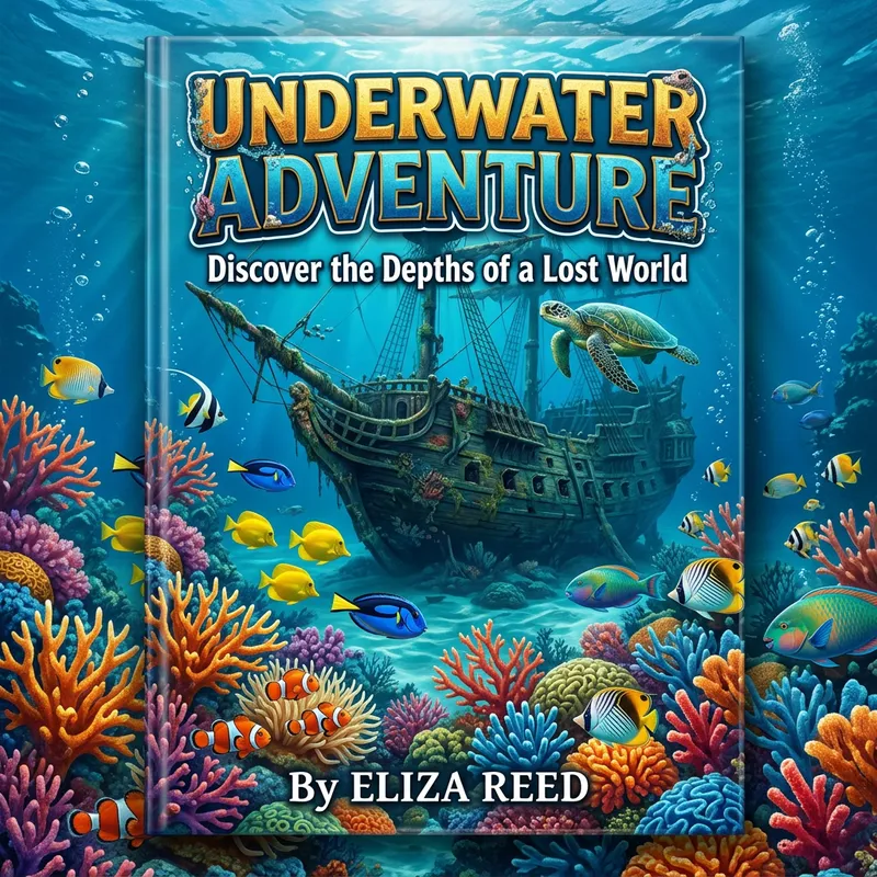 Underwater Adventure Book Cover Design