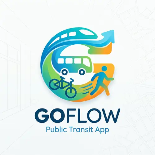 Playful Logo for a Public Transit App