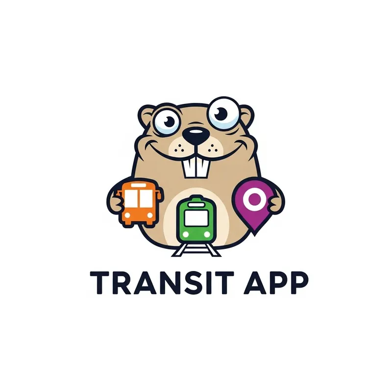 Playful Logo for a Public Transit App