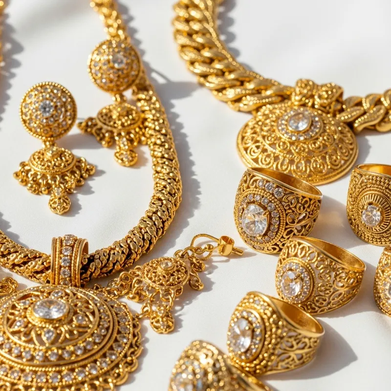 Stunning Gold Jewellery Collection