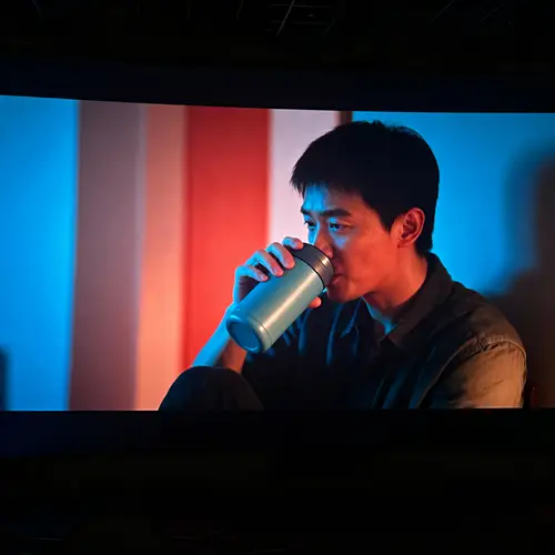 Cinematic Café Experience with Tea