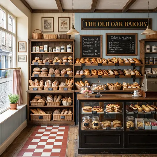 Charming Bakery: Cakes, Cookies & Pastries Galore