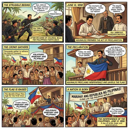 Philippines Declaration of Independence Comic