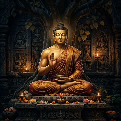 Tranquil Buddha: A Symbol of Strength and Confidence