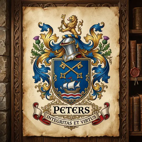 Peters Family Coat of Arms: Heritage & Design