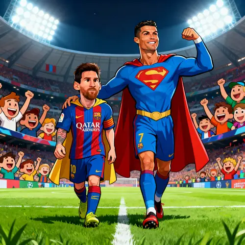Messi & Ronaldo: Cartoon Football Showdown