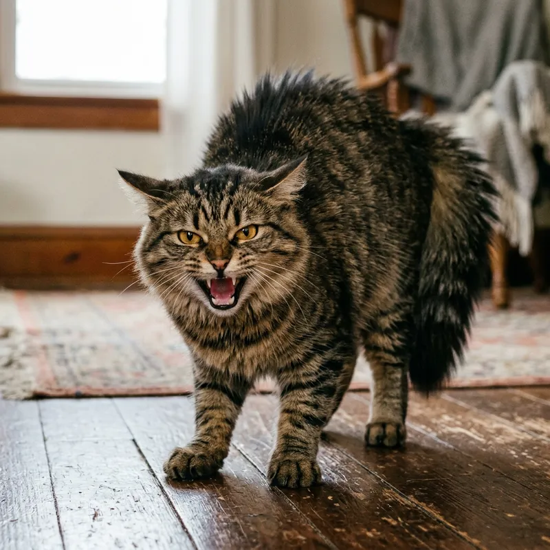 Angry Cat: Un Gato Muy Enojado