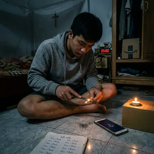 Quiet Persistence in a Vietnamese Bedroom