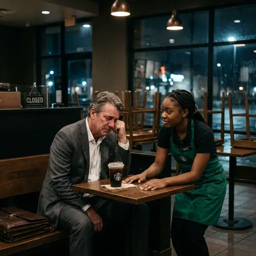Emotional Moments at Houston Starbucks: A Story Unfolds
