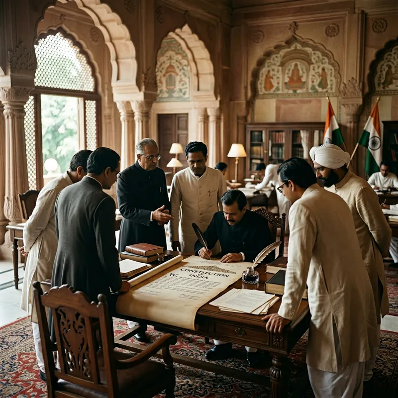 Crafting the Indian Constitution: A Historical Process