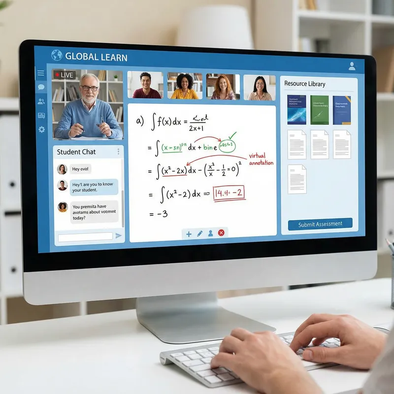 Interactive Virtual Learning Environment for Distance Education