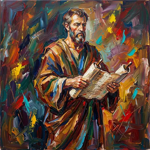 Abstract Expressionism of Apostle Paul Artwork