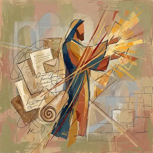 Abstract Apostle Paul: Faith and Letters