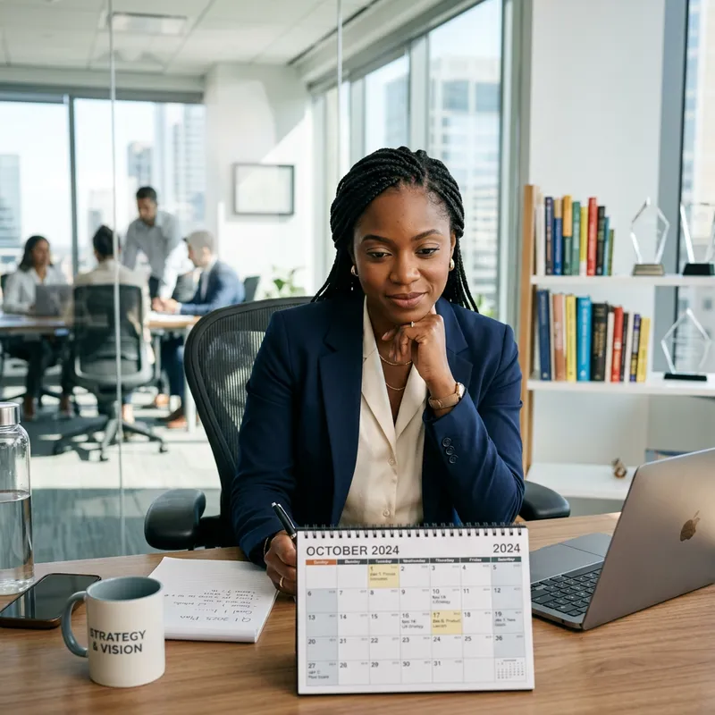 Black Businesswoman in 2024 | Contemplating Future Success Black Businesswoman in 2024 | Contemplating Future Success