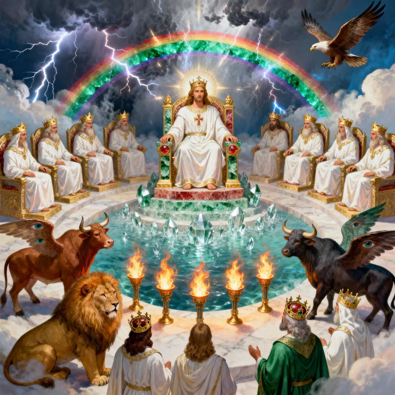 Heavenly Vision in Revelation 4:2-10 Explained