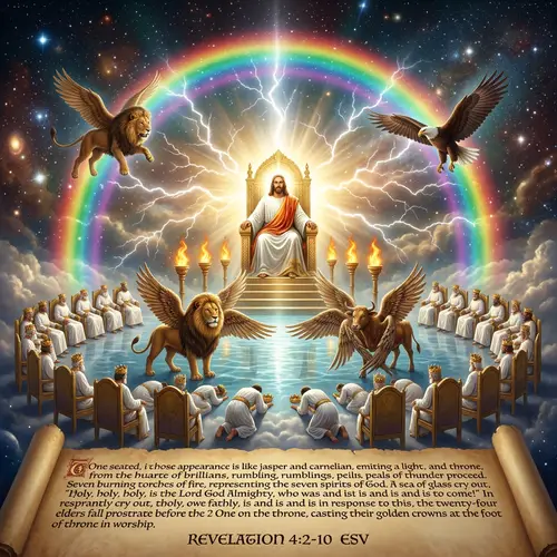 Heavenly Vision in Revelation 4:2-10 Explained