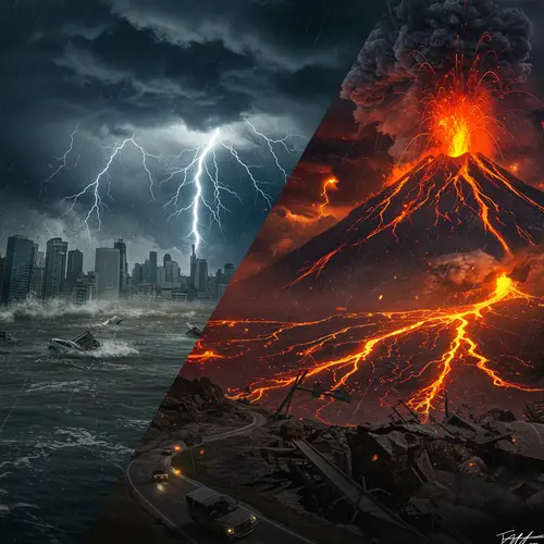 Natural Disasters in One Frame: A Digital Masterpiece