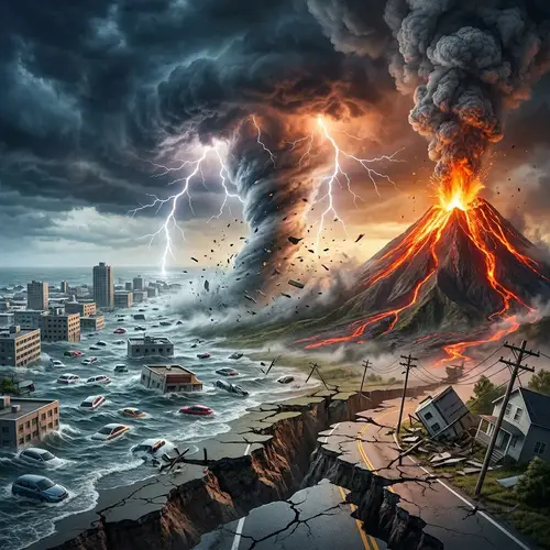 Natural Disasters in One Frame: A Digital Masterpiece