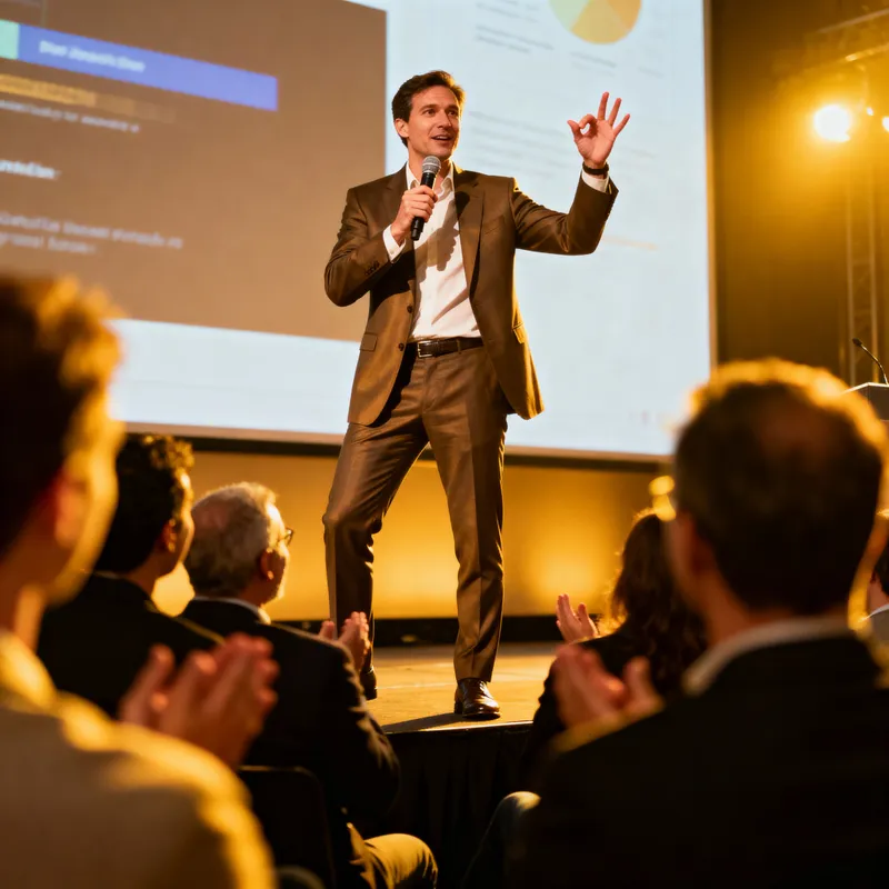 Dynamic Speaker on Stage: Engaging Audience