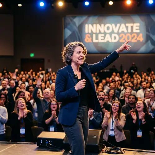 Dynamic Speaker on Stage: Engaging Audience