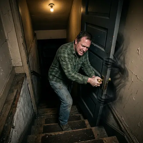 Struggling with a Haunted Basement Door