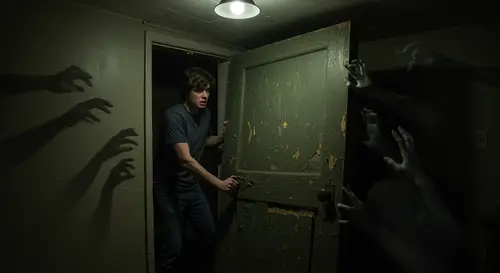 Struggling with a Haunted Basement Door