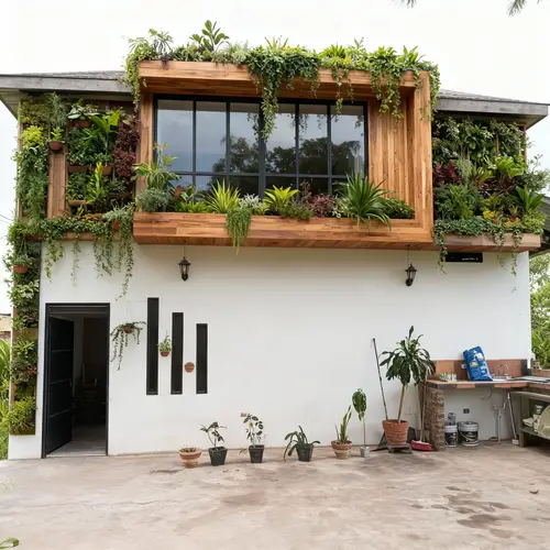 Modern Nature-Friendly House Facade Design