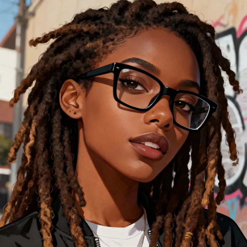 Stylish Character Inspired by Boondocks Series