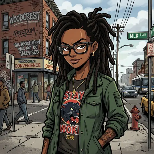 Stylish Character Inspired by Boondocks Series