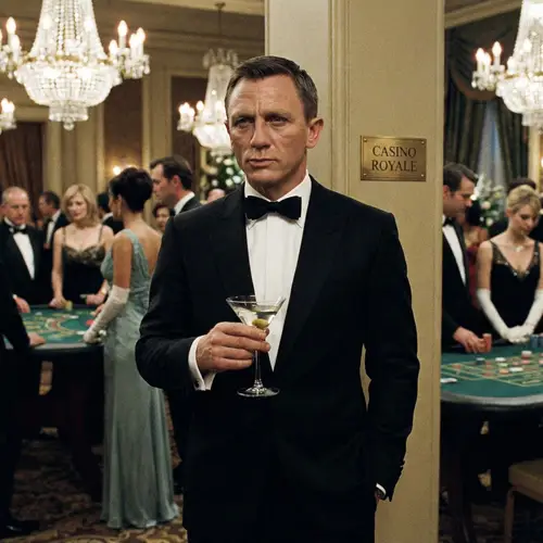 Sean Connery as James Bond: Iconic Casino Scene