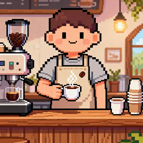 Baristar Character Inspired by Stardew Valley