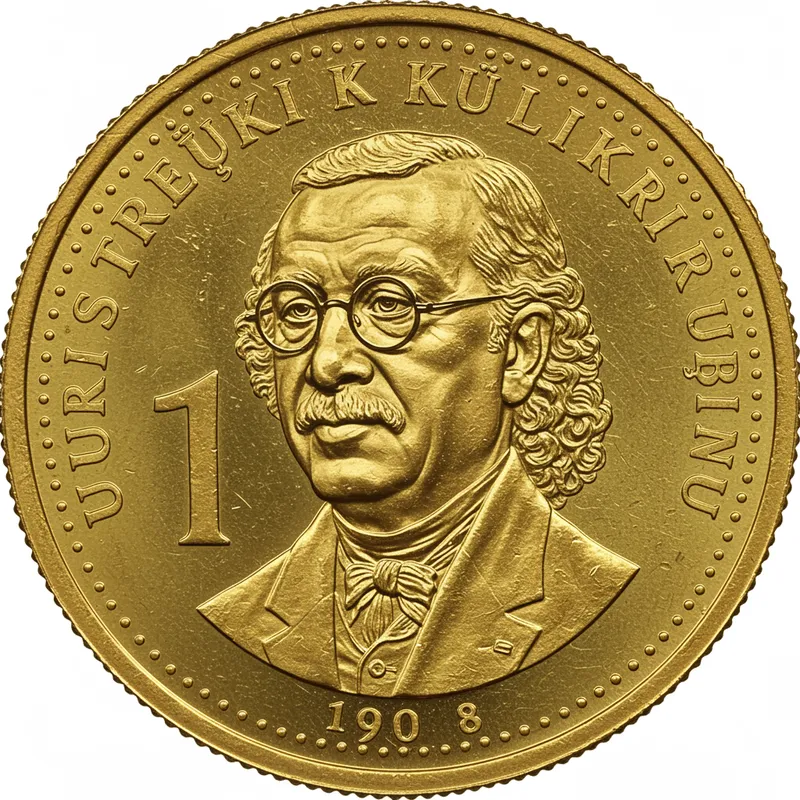 Golden Coin Featuring Erdogan Meme Golden Coin Featuring Erdogan Meme