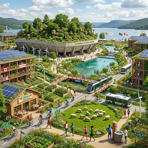 Eco-Friendly Olympic Village: Sustainable Design & Nature