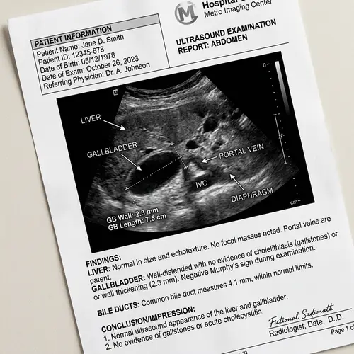 Detailed Ultrasound Report | Medical Imaging Analysis