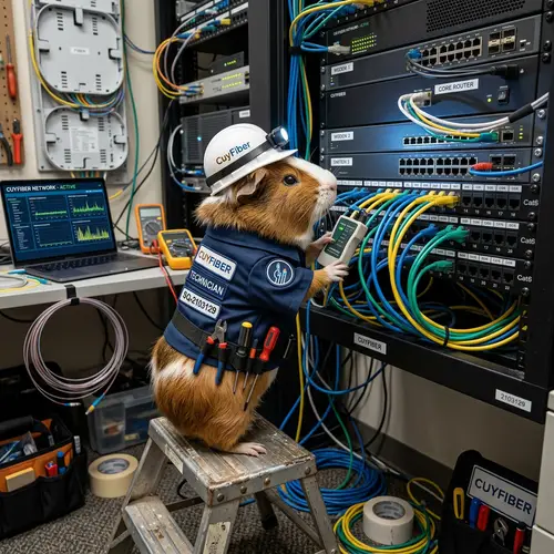 Cuy as an Internet Technician