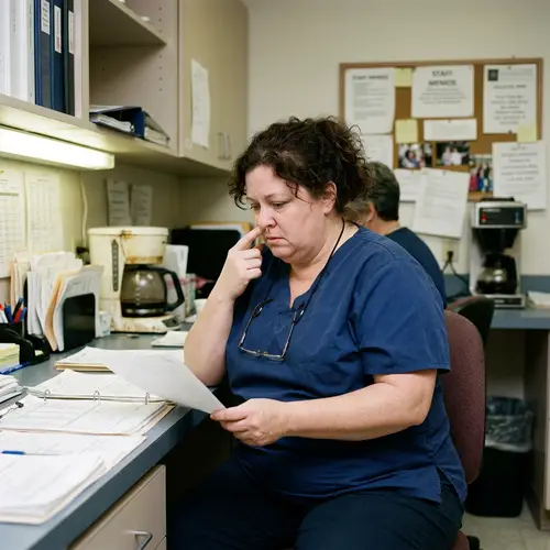 Overweight Caregiver with Poor Hygiene Habits