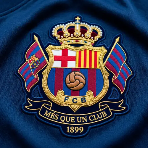 El FCB Emblem - Soccer Team Logo Design
