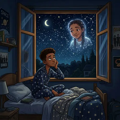 Nighttime Dreams: A Boy's Longing for Love