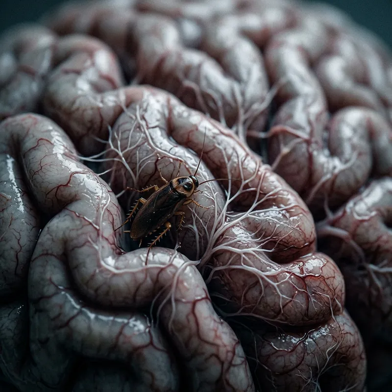 Tiny Cockroach Intruding Brain: Neural Networks Revealed