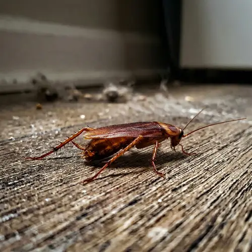 Cockroach Unable to Walk Due to Missing Legs