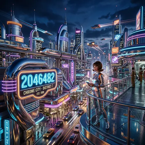 Retro Futurism Chrome Aesthetics - Explore the Style