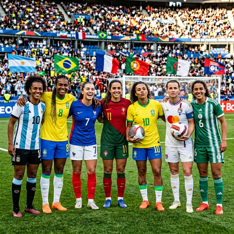 International Soccer Icons Reimagined as Female Players International Soccer Icons Reimagined as Female Players