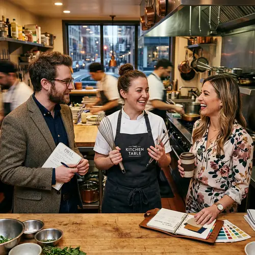 Chef with Friends: Journalist & Wedding Planner Insights