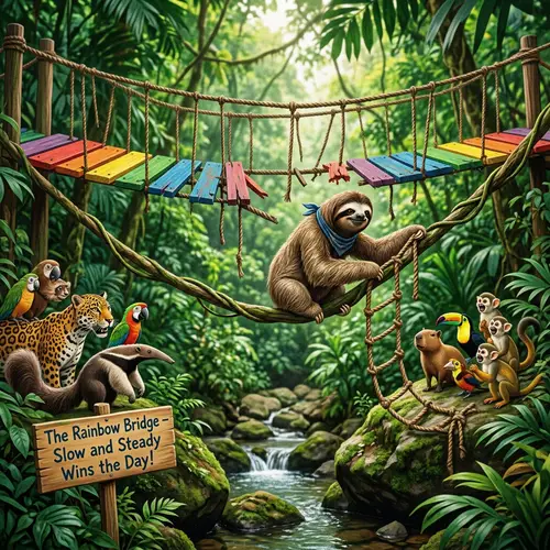 Sammy the Sloth Rescues the Day | Heartwarming Story