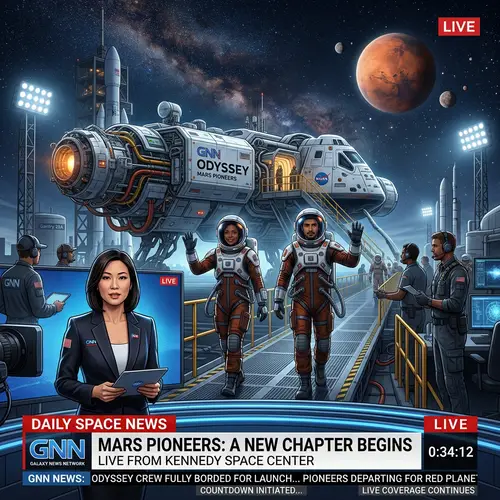 Multiracial Astronauts Journey to Mars - Daily Space News